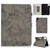 iPad Air 2022 / 2020 10.9 Marble Style Cloth Texture Leather Case with Bracket & Card Slot & Pen Slot & Anti Skid Strip - Grey