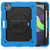 iPad Air 2022 / 2020 10.9 Shockproof Black Silica Gel + Colorful PC Protective Case - Light Blue