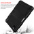 iPad Air 2022 / 2020 10.9 Shockproof Two-Color Silicone Protective Case with Holder - Black+Black