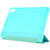 iPad Air 2022 / 2020 10.9 Silicone 3-Folding Full Coverage Leather Case - Light Blue