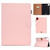 iPad Air 2022 / 2020 10.9 Solid Color Magnetic Horizontal Flip Leather Case with Card Slots & Holder & Anti-skid Strip - Pink