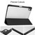 iPad Air 2022 / 2020 10.9 TPU Transparent Back Cover Horizontal Flip Leather Case with Three-folding Holder & Sleep / Wake-up Function / Pen Slot - Black