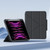 iPad Air 2022 / 2020 Deformation Buckle Leather Smart Tablet Case - Black