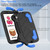 iPad Air 2022 / Air 2020 10.9 Ice Baby EVA Shockproof Hard PC Tablet Case - Black+Blue
