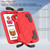 iPad Air 2022 / Air 2020 10.9 Ice Baby EVA Shockproof Hard PC Tablet Case - Red+Black