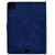 iPad Air 2022 10.9 Cowhide Texture Leather Smart Tablet Case - Blue