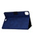 iPad Air 2022 10.9 Cowhide Texture Leather Smart Tablet Case - Blue