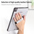 iPad Air 4 / Air 5 360 Degree Rotation Handheld Leather Back Tablet Case with Pencil Slot - Silver