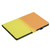 iPad Pro 11 2018 / Air 2022 / 2020 Stitching Gradient Leather Tablet Case - Orange Yellow