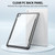 iPAKY Thunder Series Aluminum Frame + TPU Bumper + Clear PC Shockproof Case iPad Air 2022 / 2020 10.9 - Silver Black