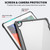 iPAKY Thunder Series Aluminum Frame + TPU Bumper + Clear PC Shockproof Case iPad Air 2022 / 2020 10.9 - Silver Black