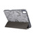 Marble Texture Pattern Horizontal Flip Leather Case, with Three-folding Holder & Sleep / Wake-up iPad Air 2022 / 2020 10.9 - Black Gray