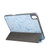 Marble Texture Pattern Horizontal Flip Leather Case, with Three-folding Holder & Sleep / Wake-up iPad Air 2022 / 2020 10.9 - Blue