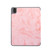 Marble Texture Pattern Horizontal Flip Leather Case, with Three-folding Holder & Sleep / Wake-up iPad Air 2022 / 2020 10.9 - Pink