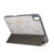 Marble Texture Pattern Horizontal Flip Leather Case, with Three-folding Holder & Sleep / Wake-up iPad Air 2022 / 2020 10.9 - Smoky Gray