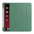 Multi-folding Surface PU Leather Matte Anti-drop Protective TPU Case with Pen Slot iPad Air 2022 / 2020 10.9 - Dark Green