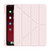 Multi-folding Surface PU Leather Matte Anti-drop Protective TPU Case with Pen Slot iPad Air 2022 / 2020 10.9 - Light Pink