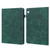 Peacock Embossed Pattern TPU + PU Leather Smart Tablet Case with Sleep / Wake-up iPad Air 2022 / Air 2020 10.9 - Green