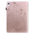 Peacock Embossed Pattern TPU + PU Leather Smart Tablet Case with Sleep / Wake-up iPad Air 2022 / Air 2020 10.9 - Rose Gold