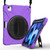 Shockproof Colorful Silicone + PC Protective Case with Holder & Shoulder Strap & Hand Strap iPad Pro 11 2021 / 2020 / 2018 / 2022 / Air 4 2020 - Purple