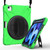Shockproof Colorful Silicone + PC Protective Case with Holder & Shoulder Strap & Hand Strap iPad Pro 11 2022 / 2021 / 2020 / 2018 / Air 4 2020 - Green