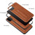 iPhone 11 Fierre Shann Full Coverage Protective Leather Case with Holder & Card Slot  - Brown