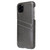 iPhone 11 Fierre Shann Retro Oil Wax Texture PU Leather Case with Card Slots  - Black