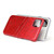 iPhone 11 Fierre Shann Retro Oil Wax Texture PU Leather Case with Card Slots  - Red