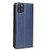 Fierre Shann PU Genuine Leather Texture Horizontal Flip Leather Case with Holder & Card Slots & Wallet iPhone 11 Pro - Blue