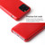 iPhone 11 Pro Fierre Shann Business Magnetic Horizontal Flip Genuine Leather Case  - Red