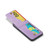 iPhone 11 Pro Fierre Shann Crazy Horse Card Holder Back Cover PU Phone Case - Purple