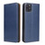 Fierre Shann PU Genuine Leather Texture Horizontal Flip Leather Case with Holder & Card Slots & Wallet iPhone 11 Pro Max - Blue