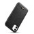 iPhone 11 Pro Max Fierre Shann Leather Texture Phone Back Cover Case  - Ox Tendon Black