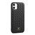 iPhone 11 Pro Max Fierre Shann Leather Texture Phone Back Cover Case  - Woven Black