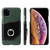 iPhone 11 Pro Max Fierre Shann Oil Wax Texture Genuine Leather Back Cover Case with 360 Degree Rotation Holder & Card Slot  - Green