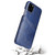 iPhone 11 Pro Max Fierre Shann Retro Oil Wax Texture PU Leather Case with Card Slots  - Blue
