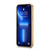 iPhone 12 / 12 Pro Fierre Shann Crocodile Texture Electroplating PU Phone Case - Blue