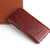iPhone 12 / 12 Pro Fierre Shann Retro Oil Wax Texture Vertical Flip PU Leather Case - Brown
