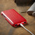 iPhone 12 / 12 Pro Fierre Shann Retro Oil Wax Texture Vertical Flip PU Leather Case - Red