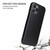 iPhone 12 mini Fierre Shann Business Magnetic Horizontal Flip Genuine Leather Case  - Black