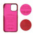 iPhone 12 mini Fierre Shann Retro Oil Wax Texture PU Leather Case with Card Slots - Red