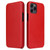 iPhone 12 Pro Max Fierre Shann Business Magnetic Horizontal Flip Genuine Leather Case - Red