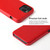 iPhone 12 Pro Max Fierre Shann Business Magnetic Horizontal Flip Genuine Leather Case - Red