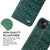 iPhone 13 Fierre Shann Crocodile Texture Magnetic Horizontal Flip Genuine Leather Case with Holder & Card Slot - Green