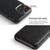 iPhone 13 Fierre Shann Magnetic Genuine Leather Phone Case - Black