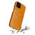 iPhone 13 mini Fierre Shann Retro Oil Wax Texture PU Leather Case with Card Slots  - Yellow