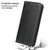 iPhone 13 mini Fierre Shann Retro Tree Bark Texture PU Magnetic Horizontal Flip Leather Case with Holder & Card Slots & Wallet  - Black