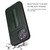 iPhone 13 Pro Fierre Shann Full Coverage Protective Leather Case with Holder & Card Slot  - Green
