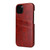 iPhone 13 Pro Fierre Shann Retro Oil Wax Texture PU Leather Case with Card Slots  - Brown