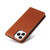 iPhone 13 Pro Max Fierre Shann PU Leather Texture Horizontal Flip Leather Case with Holder & Card Slots & Wallet  - Brown